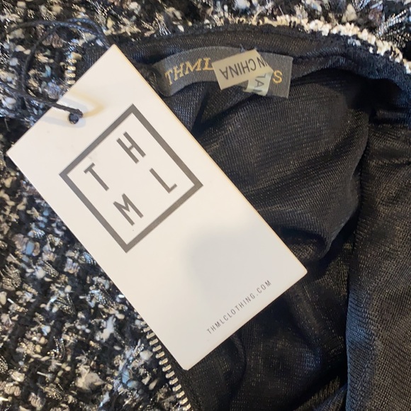 THML Tweed Dress w Sparkle - Picture 5 of 5